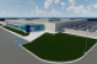 Rendering of one of the data centers on the future Vantage campus in Ashburn, Virginia
